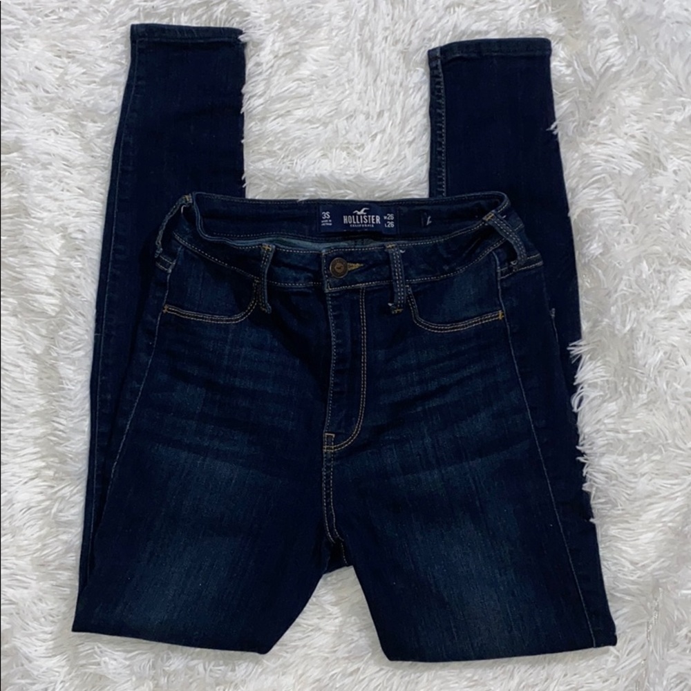 Dark blue Hollister skinny jeans